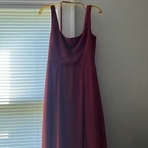 Cinnamon, Chiffon, David’s Bridal Bridesmaid Dress